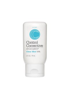 CONTROL CORRECTIVE SKIN CARE SYSTEMS Control Corrective Clear Med 10% Acne Treatment Lotion 2.5 Oz Kills Acne Bacteria Helps Clear & Control Breakouts Benzoyl Peroxide 3% Sulfur To Improve Efficacy And Dry Up Blemishes Penetrates  - Image 1