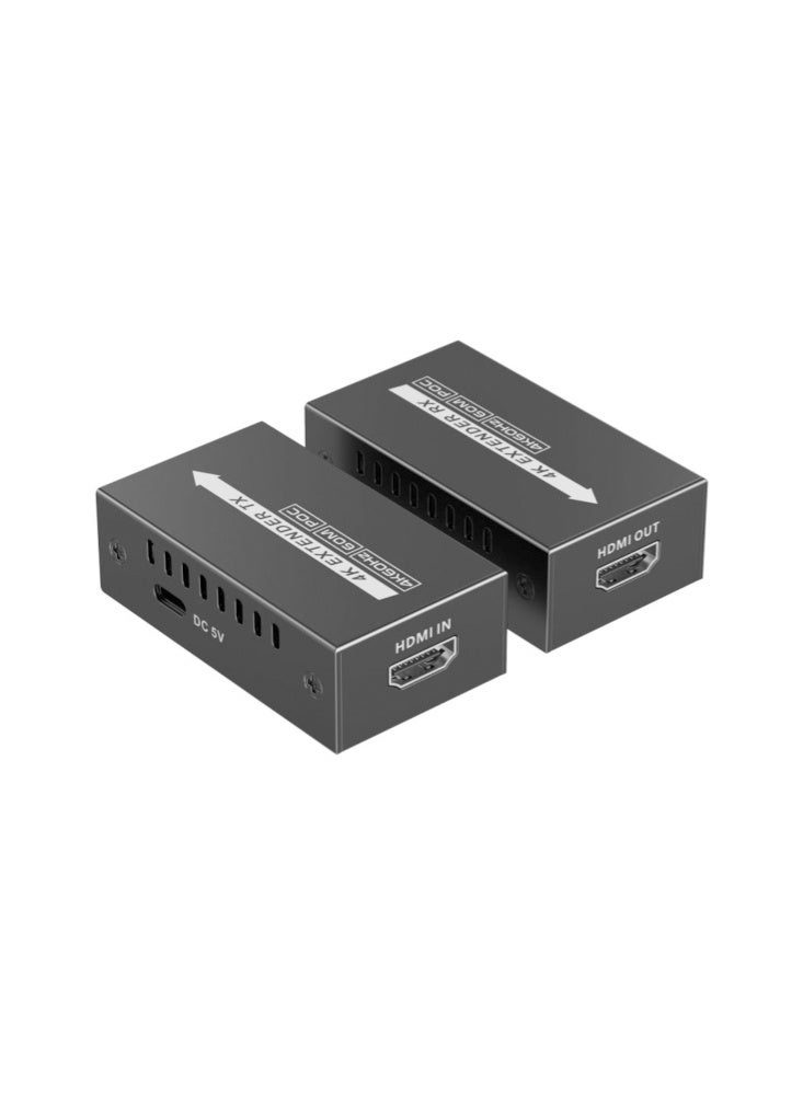 لينكينج موسع HDMI لمسافة 60 متر بدقة 4K@60Hz عبر CAT6 موديل LKV410P من لينكينج - Image 1