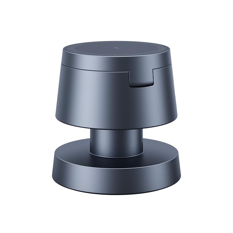 SlimQ 4 in 1 Charging Station 15W Wireless Charger with Mushroom Lamp Compatible with iPhone 12-16 Series, Apple Watches, Apple Earphones - Image 4