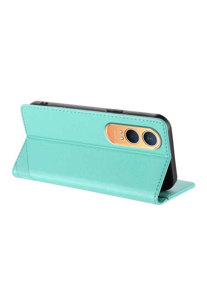 اس-توب جراب هاتف OPPO K12x من الجلد المنقوش متعدد الوظائف بتصميم محفظة كلاسيكي - Image 3