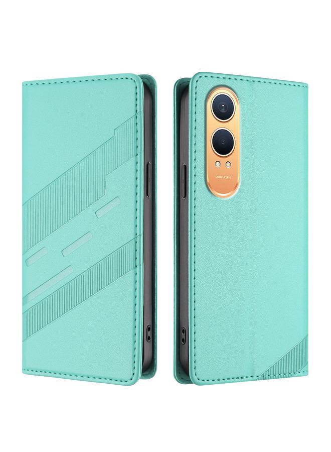 اس-توب جراب هاتف OPPO K12x من الجلد المنقوش متعدد الوظائف بتصميم محفظة كلاسيكي - Image 2