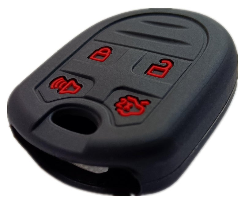 HEARTMEET Smart Key Fob Cover Case Fit for Ford F150 F250 F350 Trunk, 2006-2015 Explorer,Mustang Fusion Explorer Taurus Expedition Lincoln MKS MKX MKZ Navigator - Image 2