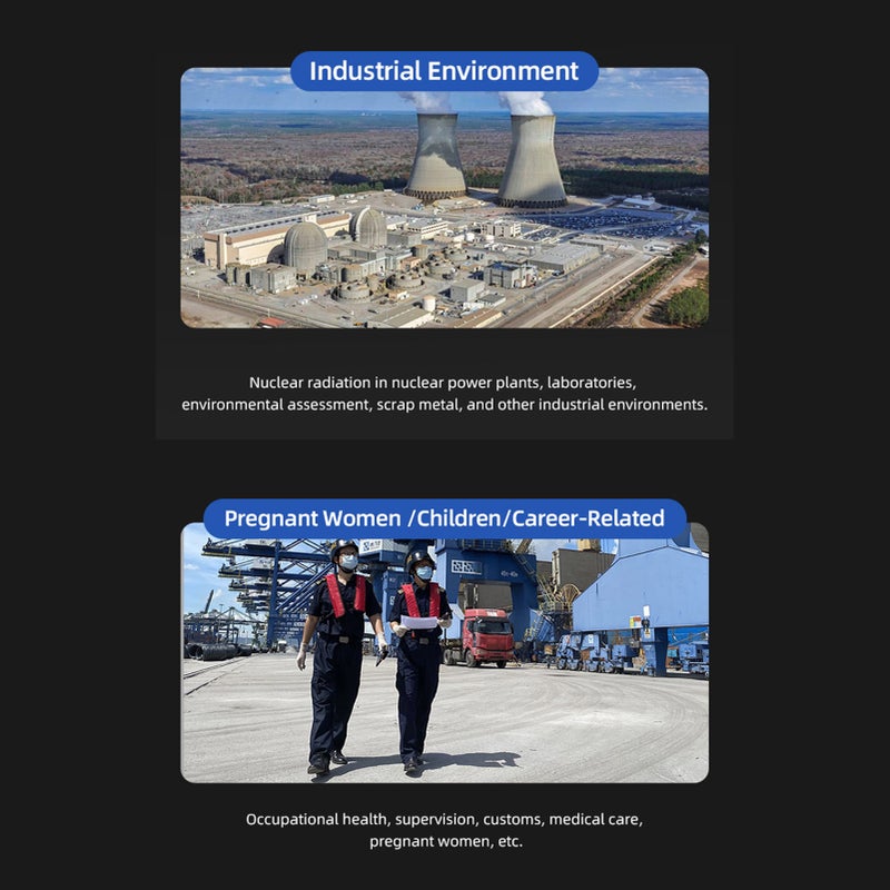 Geiger Counter Portable TFT Color Display Nuclear Radiation Detector Personal Dosimeter β-Rays X-Rays γ-Rays Tester - Image 5