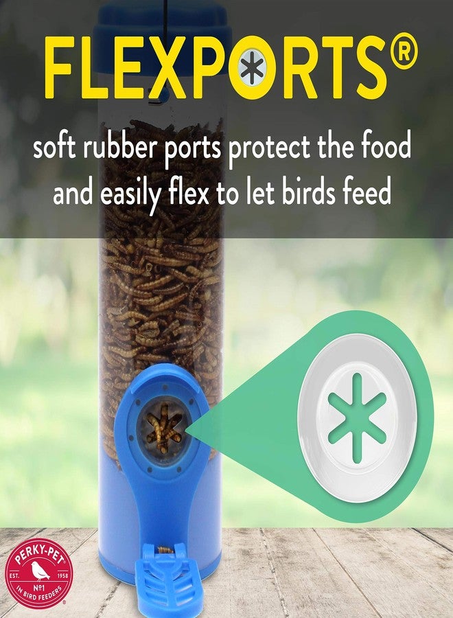 Perky-Pet 388F Dried Mealworm Bird Feeder with Flexports - Image 3