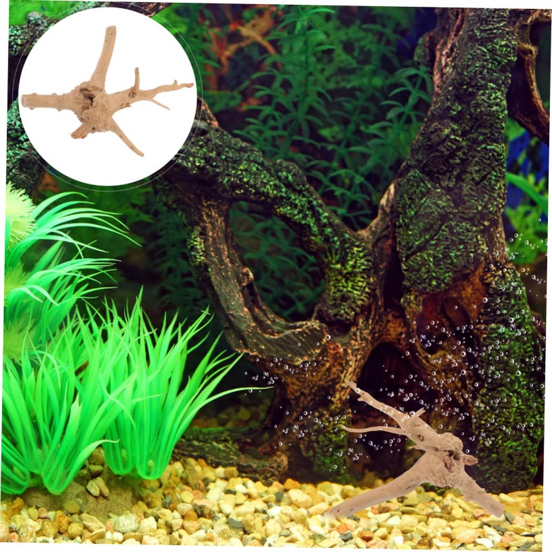 Natural Driftwood Aquarium Decor Unique Shapes Textures for Fish Tanks Aquatic Landscape Design Stable Base Easy Placement - Image 4