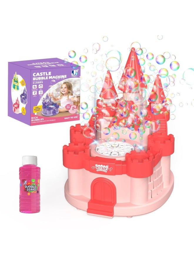 JM Castle Automatic Bubble Machine with Lights for Kids - Image 1