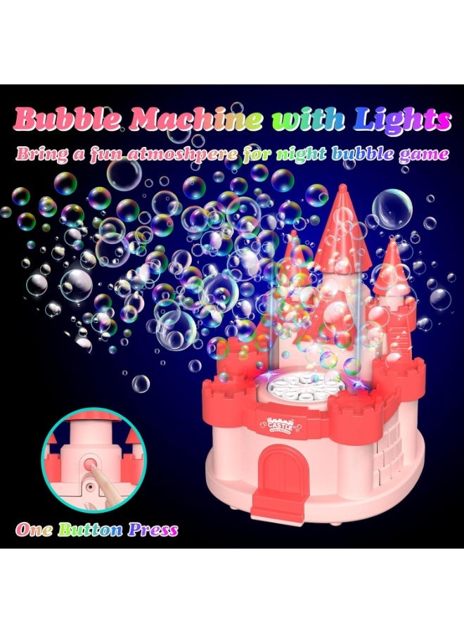 JM Castle Automatic Bubble Machine with Lights for Kids - Image 2