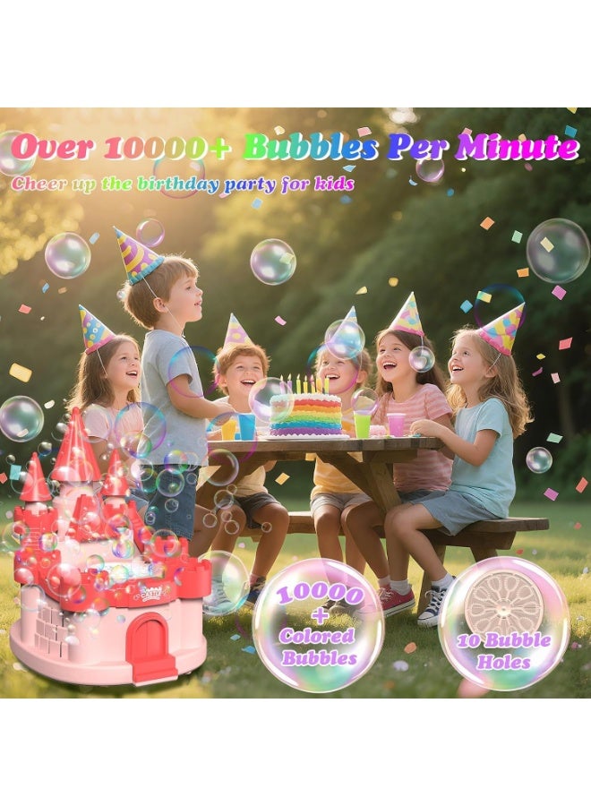 JM Castle Automatic Bubble Machine with Lights for Kids - Image 5