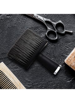 Patelai 2 Pcs Black Soft Brushes - Neck Duster for Hair Styling, Cutting and Face Cleaning for Barbers and Home Use  - Image 5