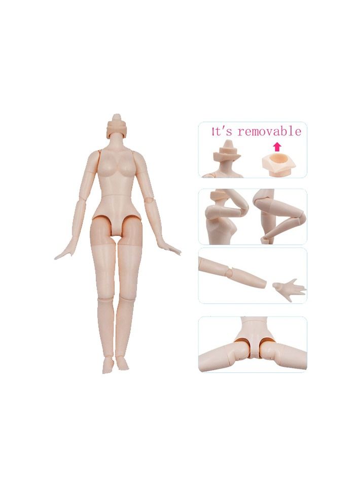 1-Piece DIY Makeup Repeatable Assemble 19 Balls Joint Doll Body Gifts for Girls DYJD0041 - Image 5