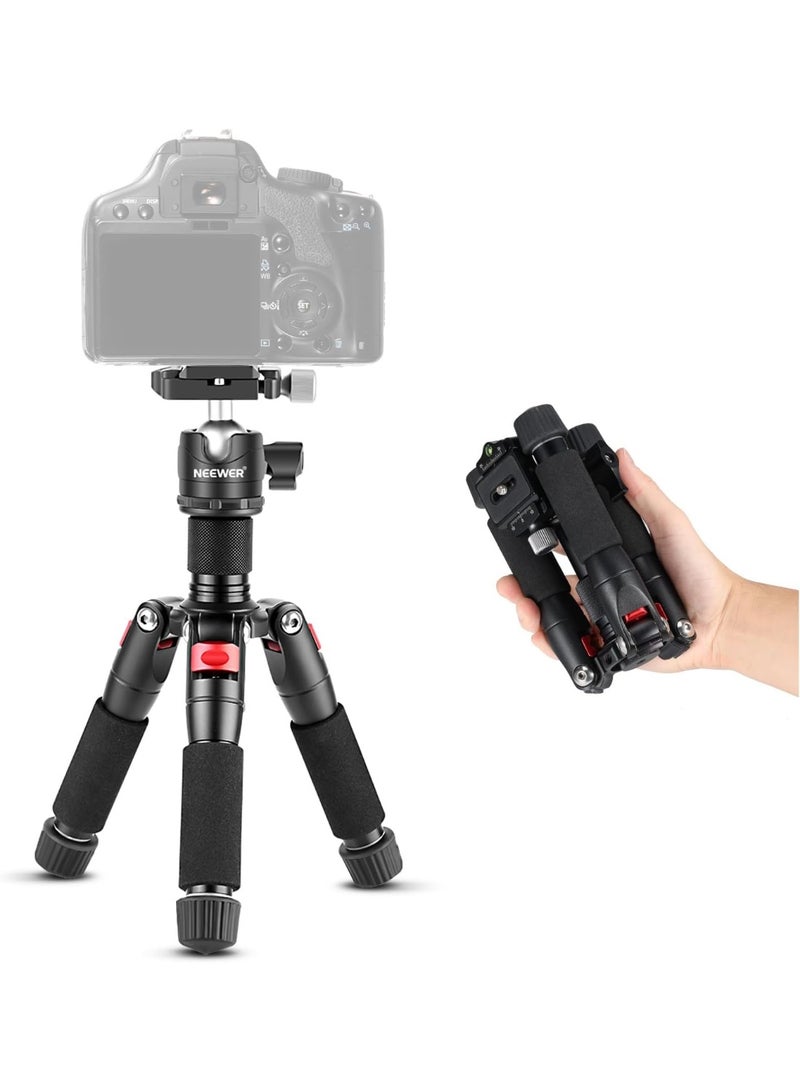 Neewer Portable Desktop Mini Tripod Aluminum Alloy 20''/ 50cm Desk Tripod with 360 Degree Ball Head, 1/4 inch Quick Shoe Plate for DSLR Camera Video Camcorder, Load up to 11 pounds/5 kilograms - Image 1