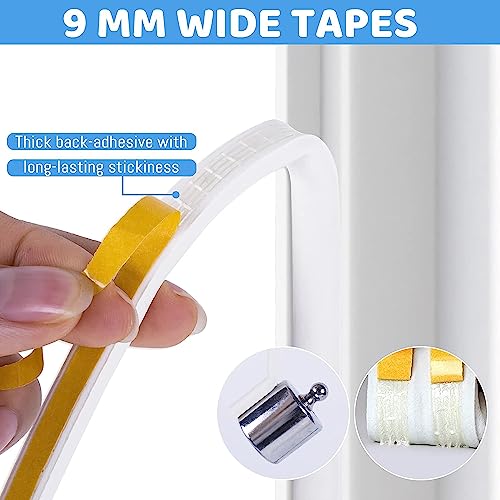 Royalkart Door/Window Seal Tape for Perimeter | EPDM D Shape Soundproof & Weatherproof Strip Gap Sealing Adhesive Tape (2 * 2.5=5metre) - Image 5