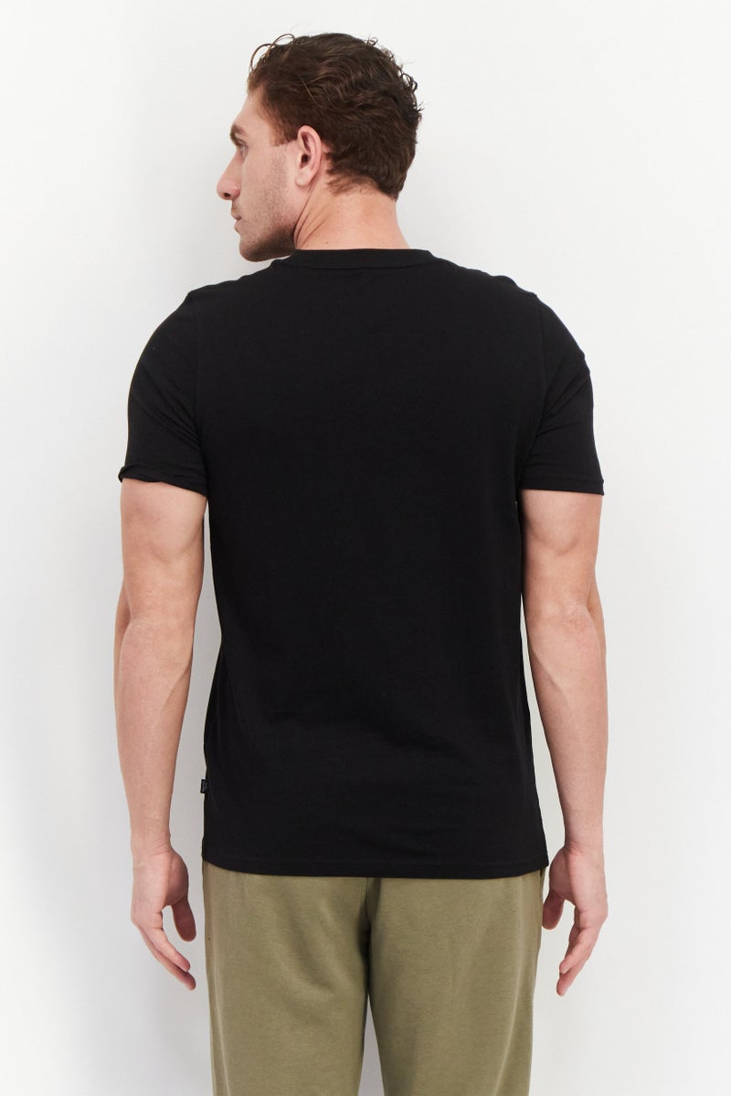 PUMA Men Sportswear Fit Embroidered Logo Outdoor T-shirts, Black - Image 2