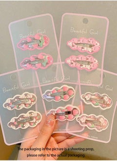 KHAJUL 10-Piece Tulip Rabbit Hair Clips, No Harm to Scalp Small Hair Clips, Suitable for Daily Use and Head Accessories  - Image 3