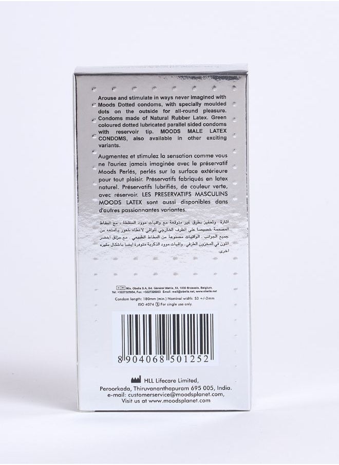 Moods Dotted Condoms 12 Pieces  - Image 4
