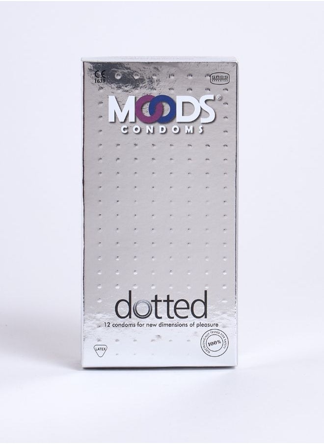 Moods Dotted Condoms 12 Pieces  - Image 1