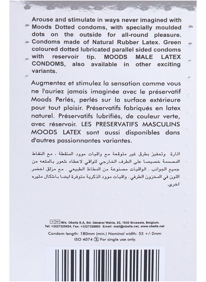 Moods Dotted Condoms 12 Pieces  - Image 5
