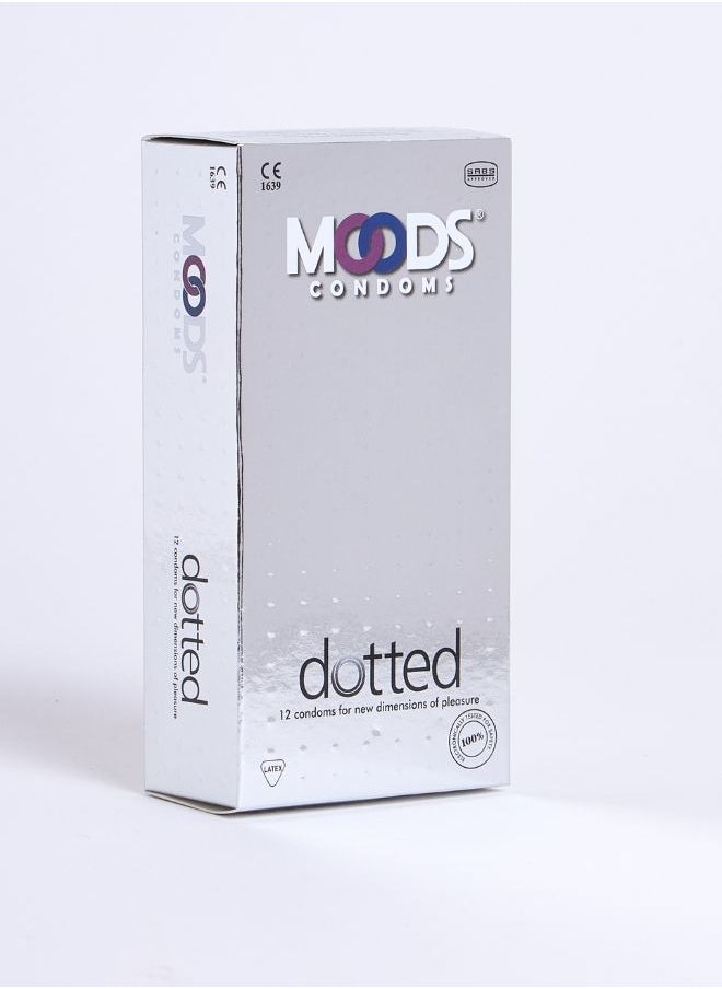 Moods Dotted Condoms 12 Pieces  - Image 2