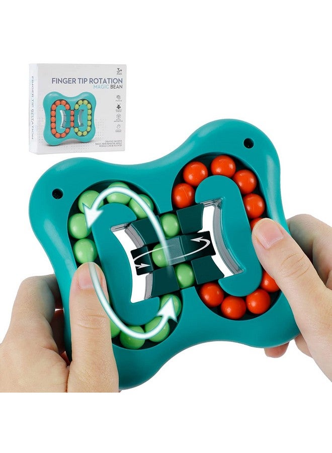 Chocozone Rotating Magic Bean Toys Decompression Rotating Small Beads Magic Cube Toys for Kids Puzzle Educational Toys for 8 Years Old (Random Color) - Image 1