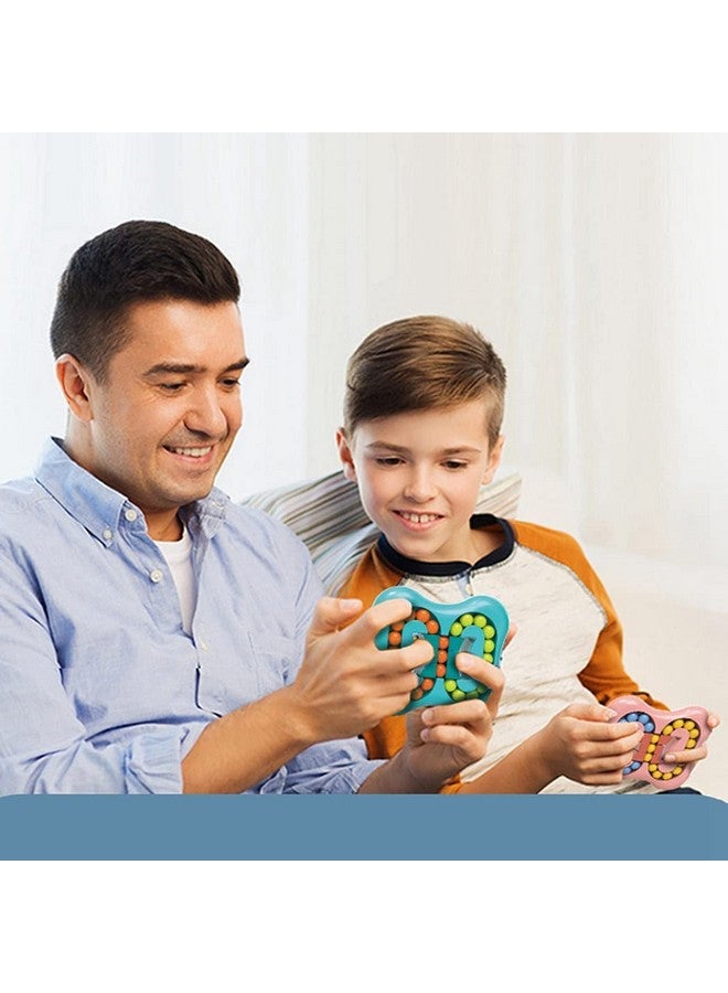 Chocozone Rotating Magic Bean Toys Decompression Rotating Small Beads Magic Cube Toys for Kids Puzzle Educational Toys for 8 Years Old (Random Color) - Image 5