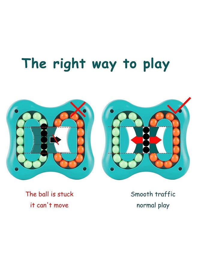 Chocozone Rotating Magic Bean Toys Decompression Rotating Small Beads Magic Cube Toys for Kids Puzzle Educational Toys for 8 Years Old (Random Color) - Image 4