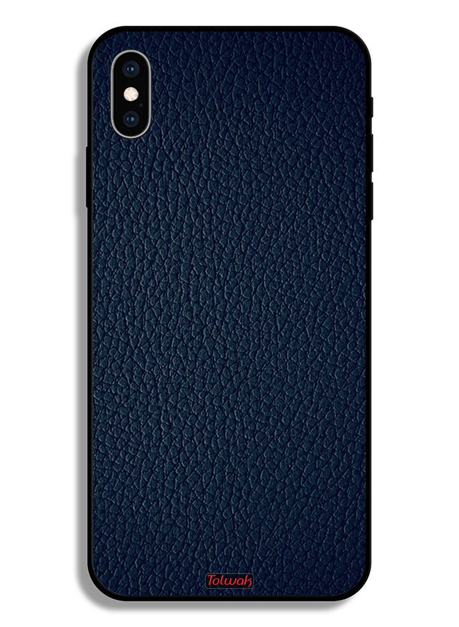 Tolwak حافظة حماية آبل آيفون XS ماكس بنمط جلد - Image 2