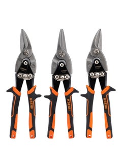 Aviation Snips Left, 10" 250MM, CR-V Steel Heavy Duty Tin Snips with Visible Cutting Length, Comfort Grips, for Cutting Metal Sheet, Aluminum, Wire Mesh, Leather, Copper, Plastic, Plumbing and Pipe Fitting. - pzsku/Z558269695E05428F91CEZ/45/_/1710402727/d10cf68a-8082-4b9c-b457-f1eb8e865acc