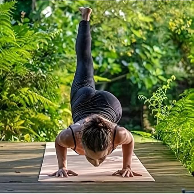 La Bella Sets Premium Cork Yoga Mat With Black Bag - Sustainable Eco Friendly Non-Toxic Double-Sided With Rubber Base Lightweight Non-Slip Hygenic Gym Home Exercise Yoga Pillates Mat Large Size (183 Cm X 61 Cm) - Image 5