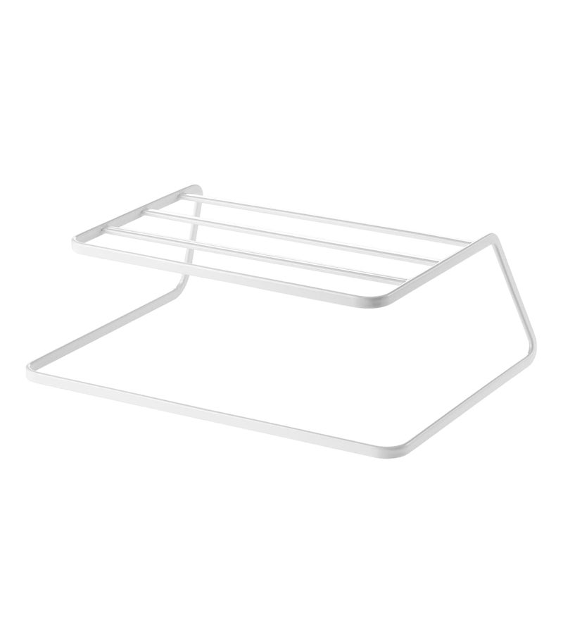 Yamazaki Yamazaki Home Tower Dish Riser  Shelf Organizer  Storage For Kitchen Cabinets  Steel 