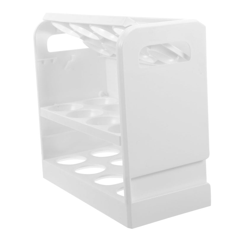 Egg Storage Organizer For Refrigerator Door Keeps Eggs Fresh And Safe Kitchen Organization - Image 2