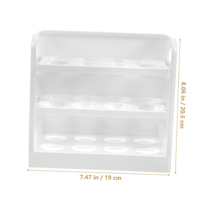 Egg Storage Organizer For Refrigerator Door Keeps Eggs Fresh And Safe Kitchen Organization - Image 3