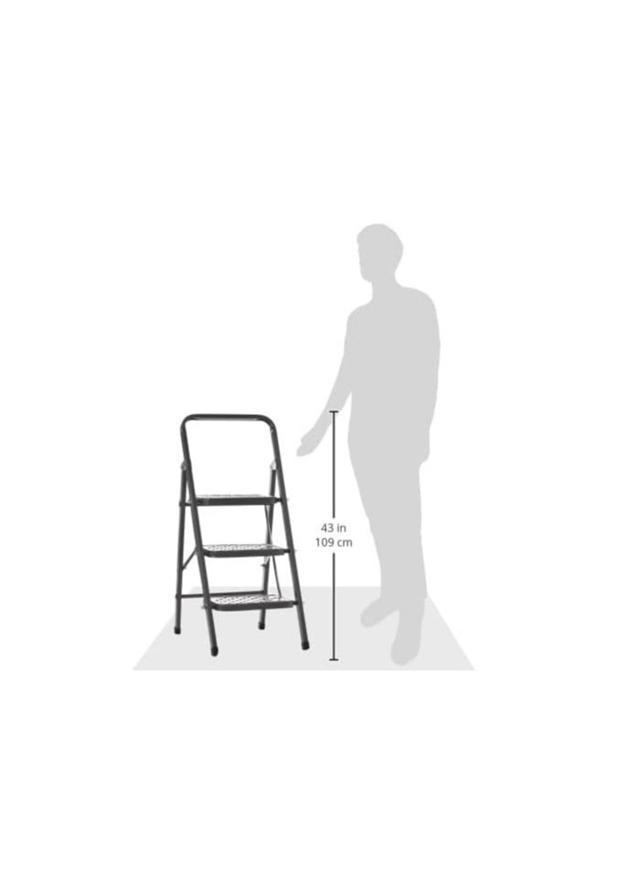 3-Step Wide Ladder - Durable, Compact, and Safe for Home Use - Image 2