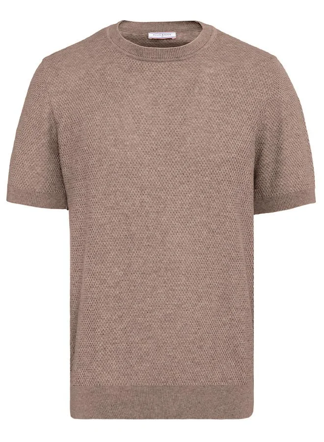 FELIX HARDY Men's 100% Cotton Crew Neck Jersey T Shirt