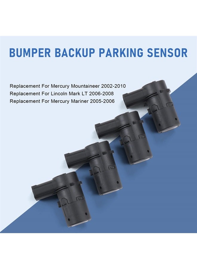 JDMSPEED New Set of 4 Pcs Bumper Backup Parking Sensor Replacement for 4F23-15K859-AA 4F2315K859AA - Image 4