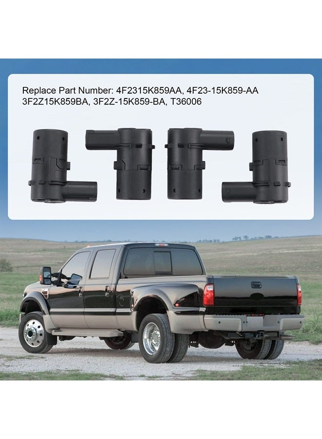 JDMSPEED New Set of 4 Pcs Bumper Backup Parking Sensor Replacement for 4F23-15K859-AA 4F2315K859AA - Image 2