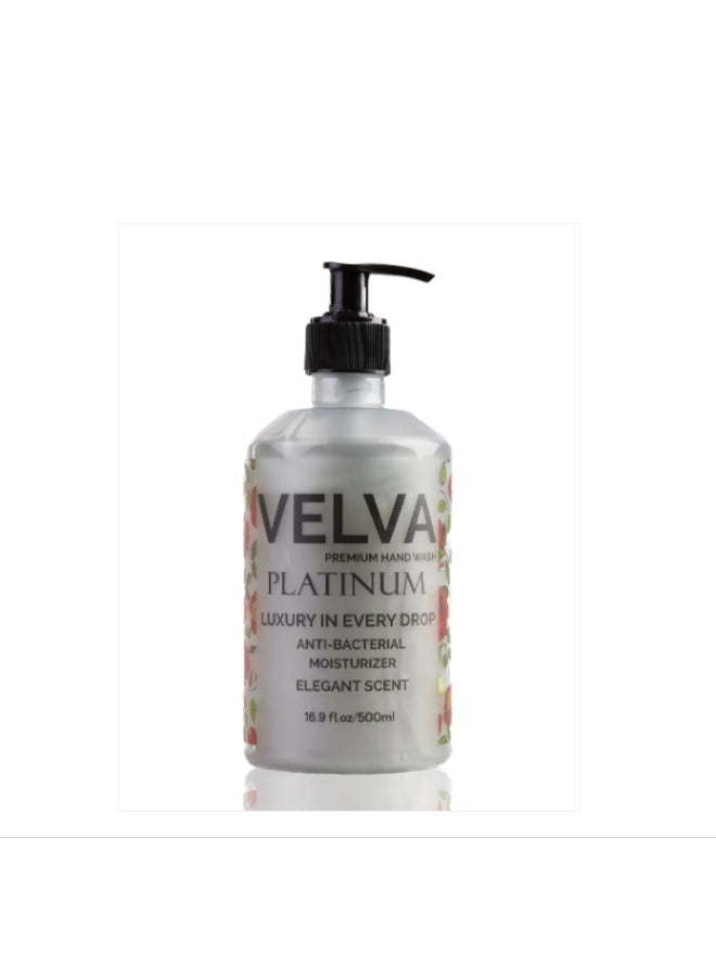 VELVA Premium hand wash rose - 500 ml & Premium hand wash Emerald - 500 ml & Premium hand wash platinum - 500mlBundle - Image 4