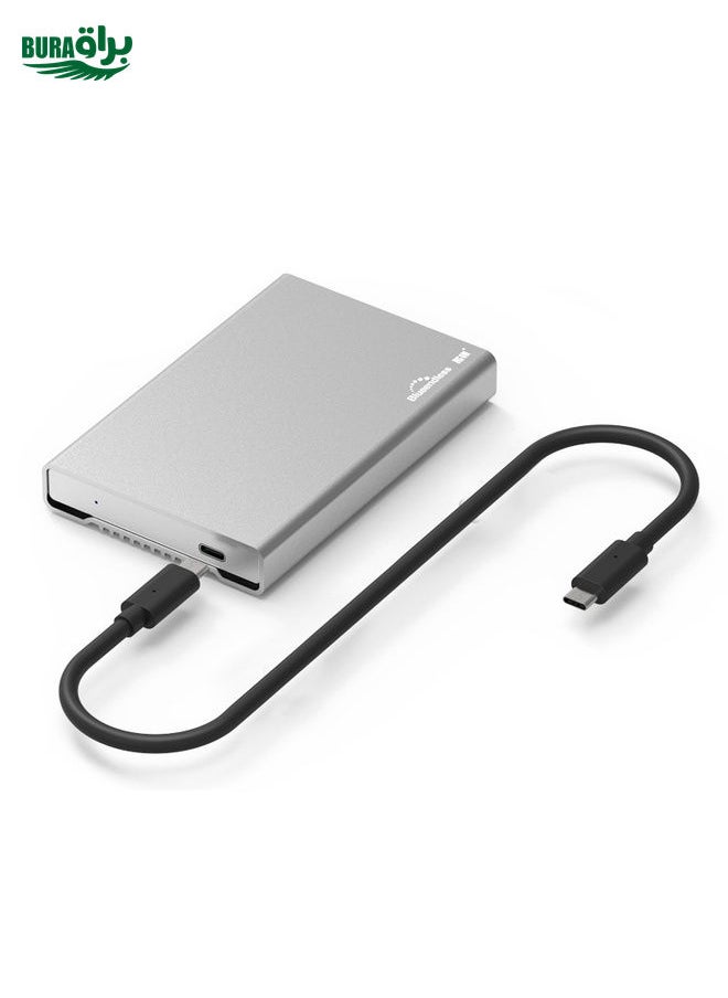 BURAQ Blueendless U23Q SATA 2.5 inch Micro B Interface HDD Enclosure with USB-C / Type-C to USB-C / Type-C Cable, Support Thickness: 1cm or less  - Image 2
