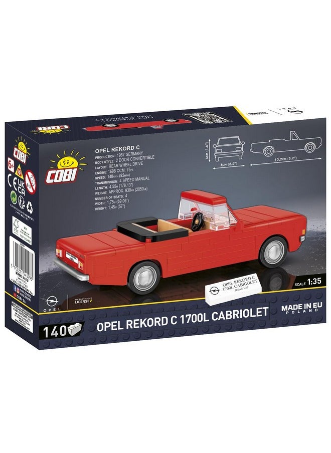 COBI COBI Historical Collection Opel Rekord C 1700L Cabriole Vehicle  - Image 4