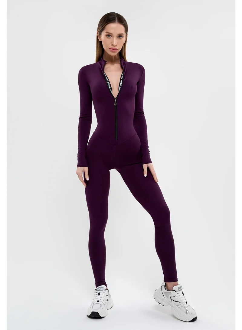 بونا فيدي Bona Fide One Piece Workout Jumpsuits for Women - Athletic Romper Jumpsuit with Tummy Control and Lifting for Yoga, Gym