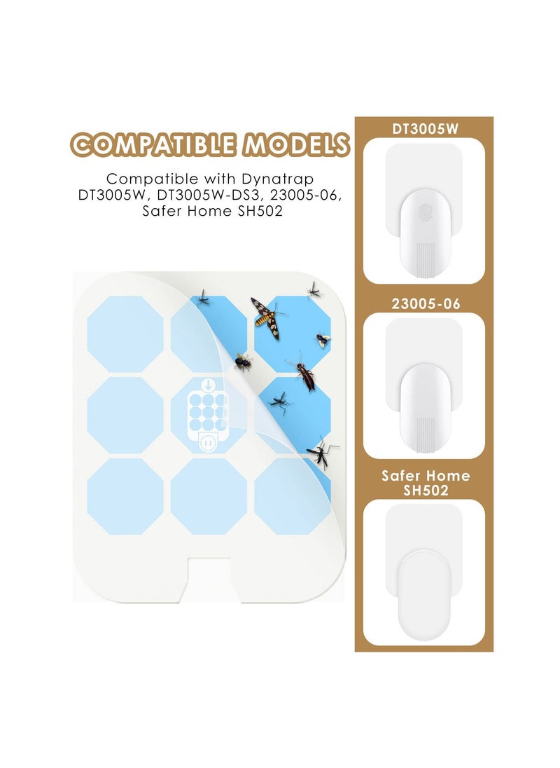 Generic Refill Sticky Cards for Safer Home SH502 & Dynatrap DT3005W - 8 Pack Replacement Glue Boards for Indoor Use, Compatible with Safer Home Plug-In Devices.  - Image 3