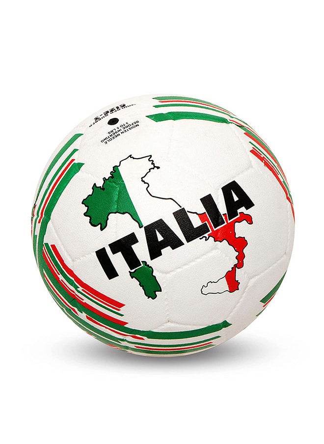 Nivia - Country Colour Italy Football  | Size 3 | Machine Stitched | Rubberized Moulded | 12 Panel | Waterproof | Soccer Ball - Image 1