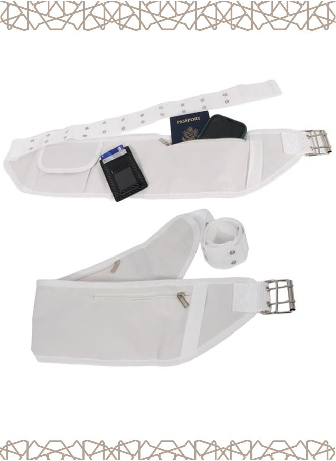 MISK - A very luxurious Ihram clothing set for men, weighing 1000 grams, consisting of two pieces of Ihram and the Ihram belt for Hajj and Umrah - Image 1