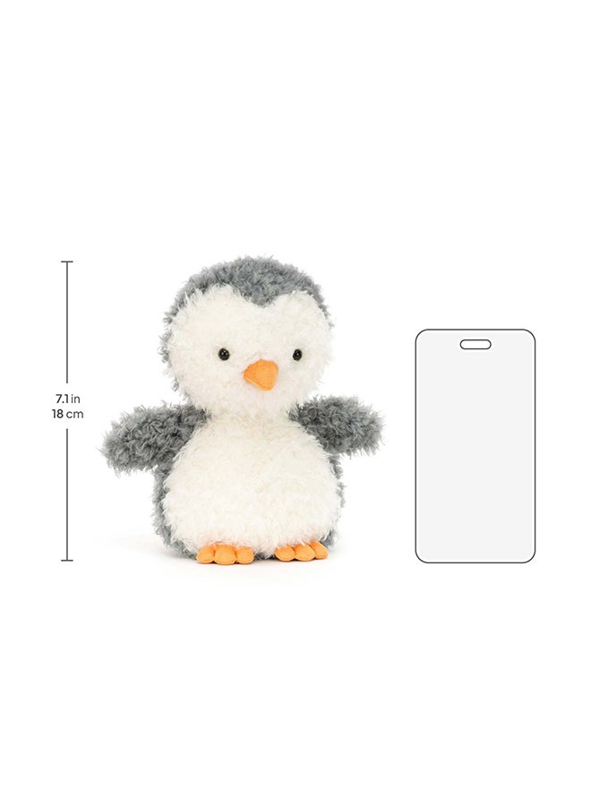Jellycat Little Penguin 18 cm Soft Plush Toy, Small Grey & White Penguin Teddy, Cute Animal Collectable, Cuddly Gift for Babies, Kids & Plush Lovers - Image 2
