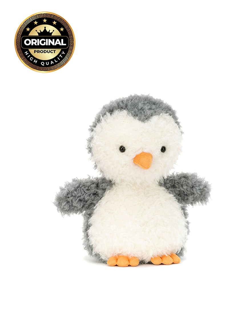 Jellycat Little Penguin 18 cm Soft Plush Toy, Small Grey & White Penguin Teddy, Cute Animal Collectable, Cuddly Gift for Babies, Kids & Plush Lovers - Image 1