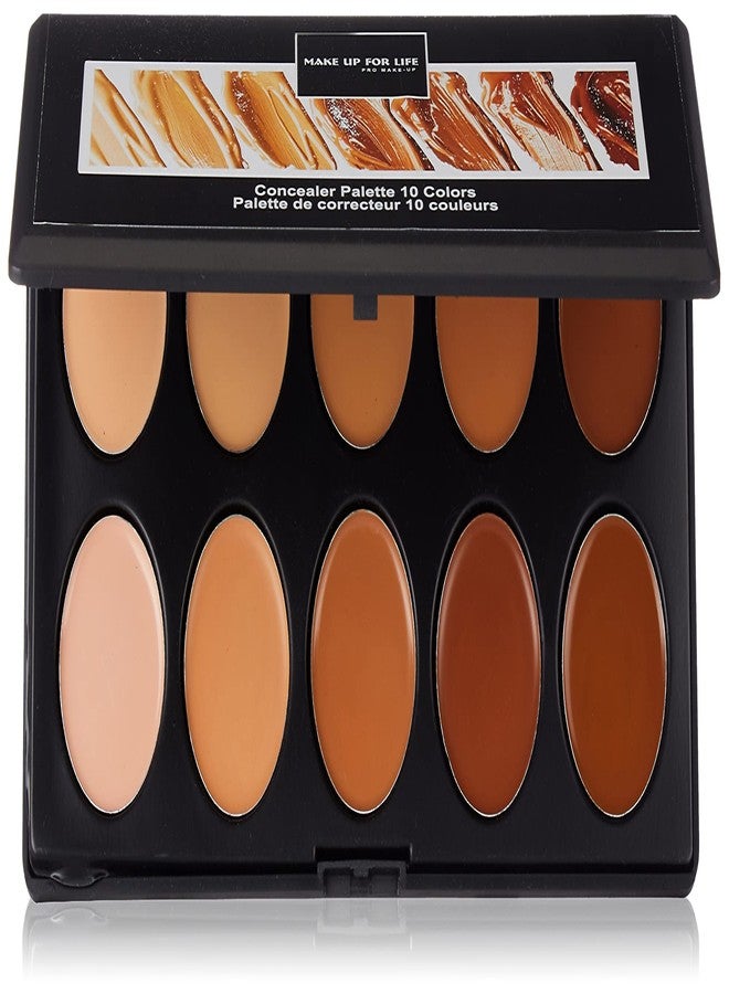 Make Up For Life Professional 10 Color Concealer Palette - Image 1