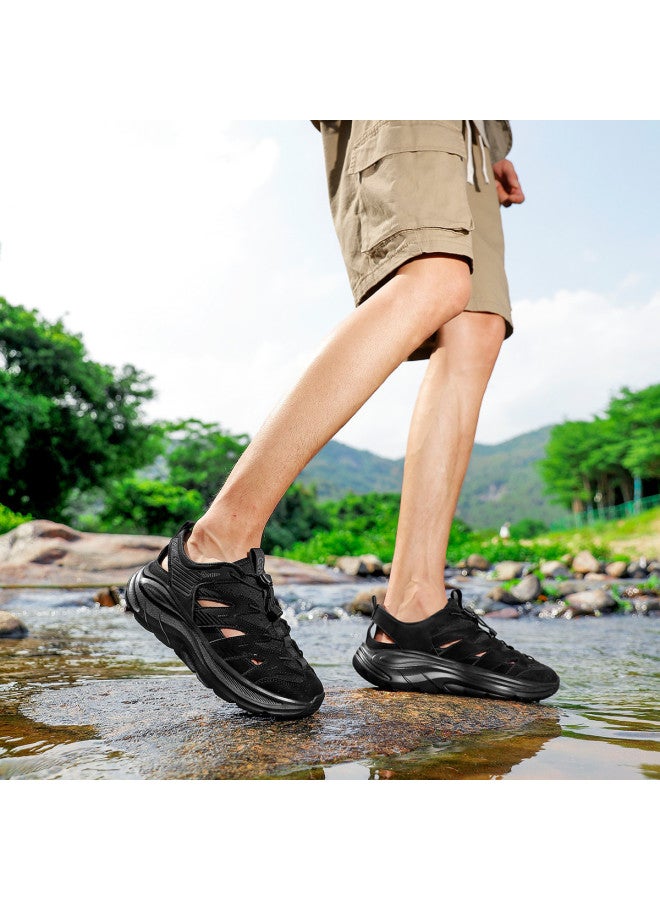 Noble bird Wind Chaser】 Water Shoes For Men, Summer Breathable Outdoor Beach Closed-toe Sandals, Slip-on Lightweight Comfortable Durable - Image 4