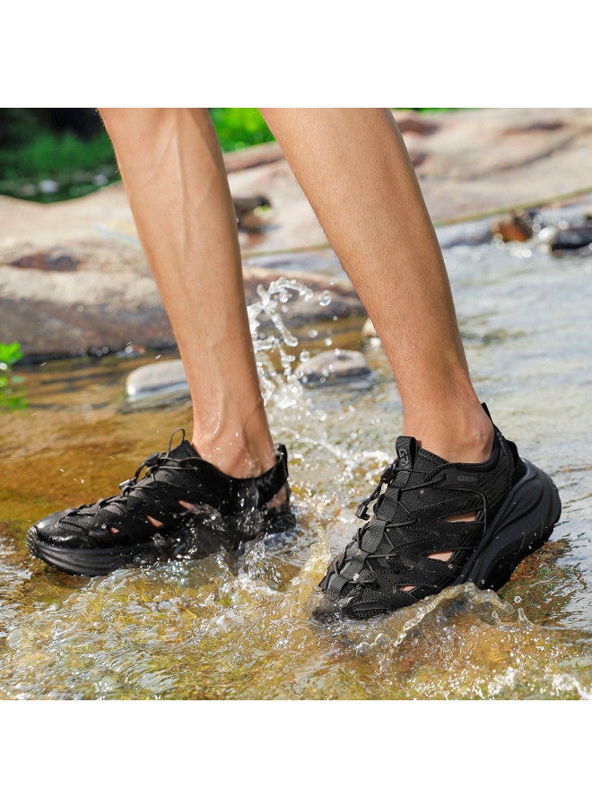 Noble bird Wind Chaser】 Water Shoes For Men, Summer Breathable Outdoor Beach Closed-toe Sandals, Slip-on Lightweight Comfortable Durable - Image 5