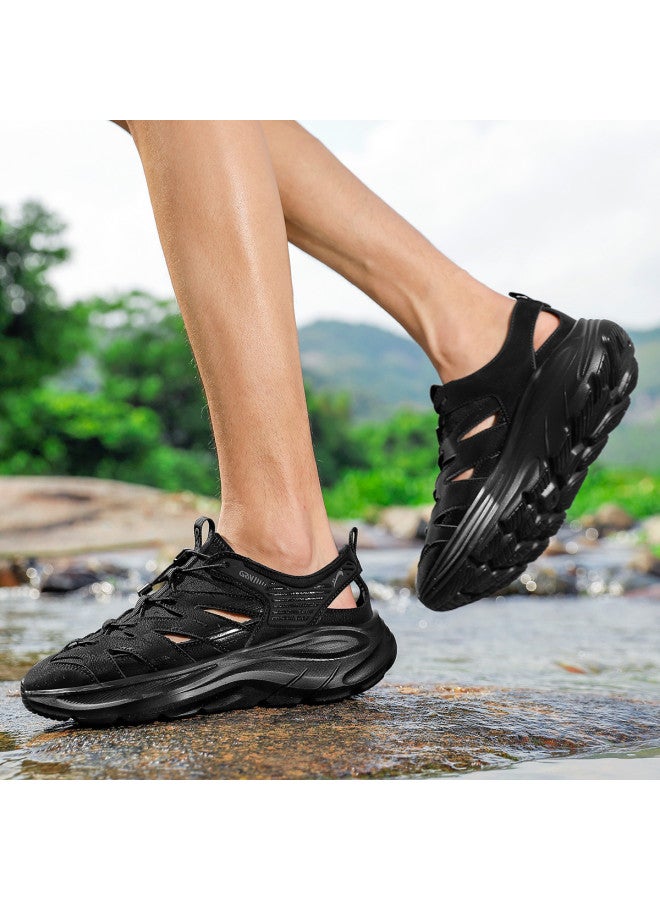 Noble bird Wind Chaser】 Water Shoes For Men, Summer Breathable Outdoor Beach Closed-toe Sandals, Slip-on Lightweight Comfortable Durable - Image 2