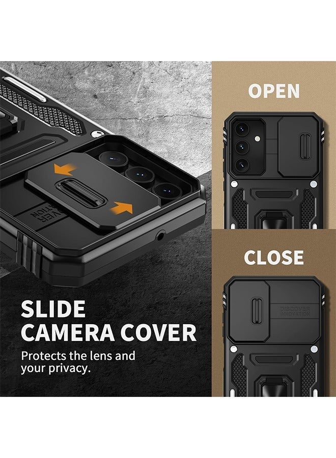 X-level Samsung Galaxy A15 4g/5g Case Cover, Full Body Protector Heavy Duty Dual Layer Military Grade Shockproof Protective Cover with Camera Len Protection Magnetic Ring Kickstand Mobile Phone Accessories - Image 3