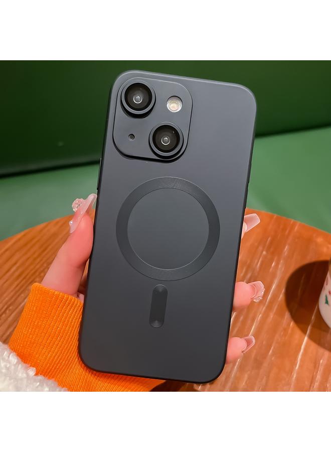 اس-توب جراب هاتف iPhone 14 من Magsafe Liquid TPU مطلي بطلاء معدني - Image 1